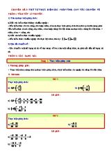Chuyên đề Toán Lớp 7 - Chuyên đề Thứ tự thực hiện các phép tính. Quy tắc chuyển vế (Có lời giải)